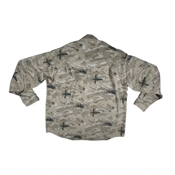 Columbia Men’s XL River Lodge Camo Shirt Hunting Fishing Outdoor Button Up - Picture 3 of 15